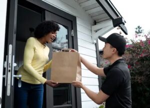 La livraison de marchandise à domicile